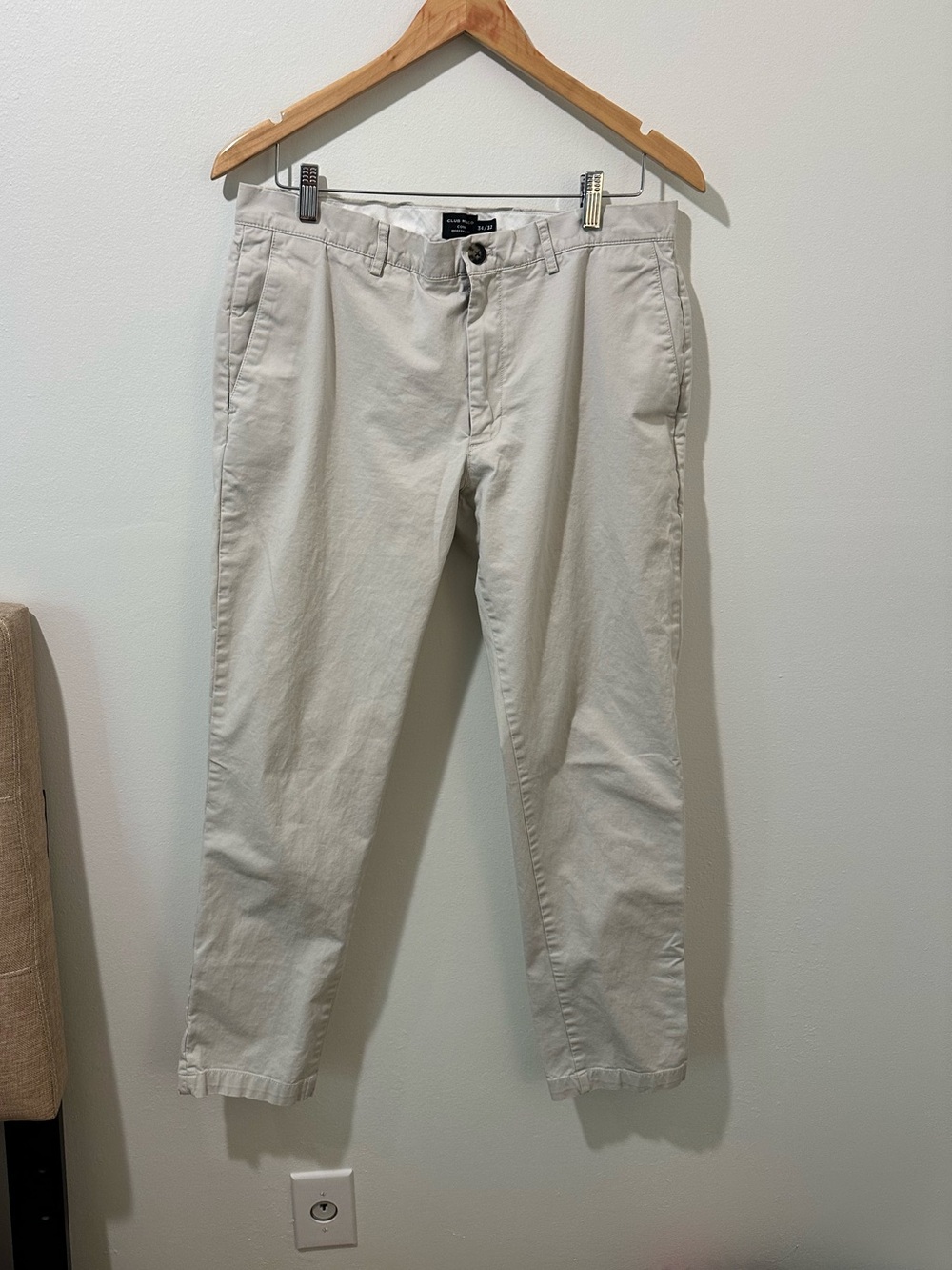 Club Monaco Light Beige Chino Pants